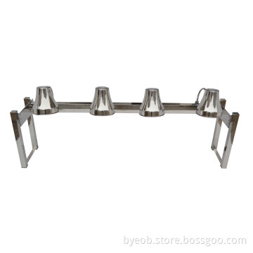 Four Light Heat Lamp Carving Station